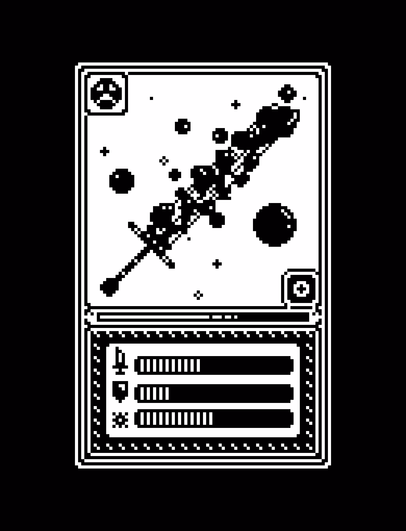 #014 Black Bubble Sword