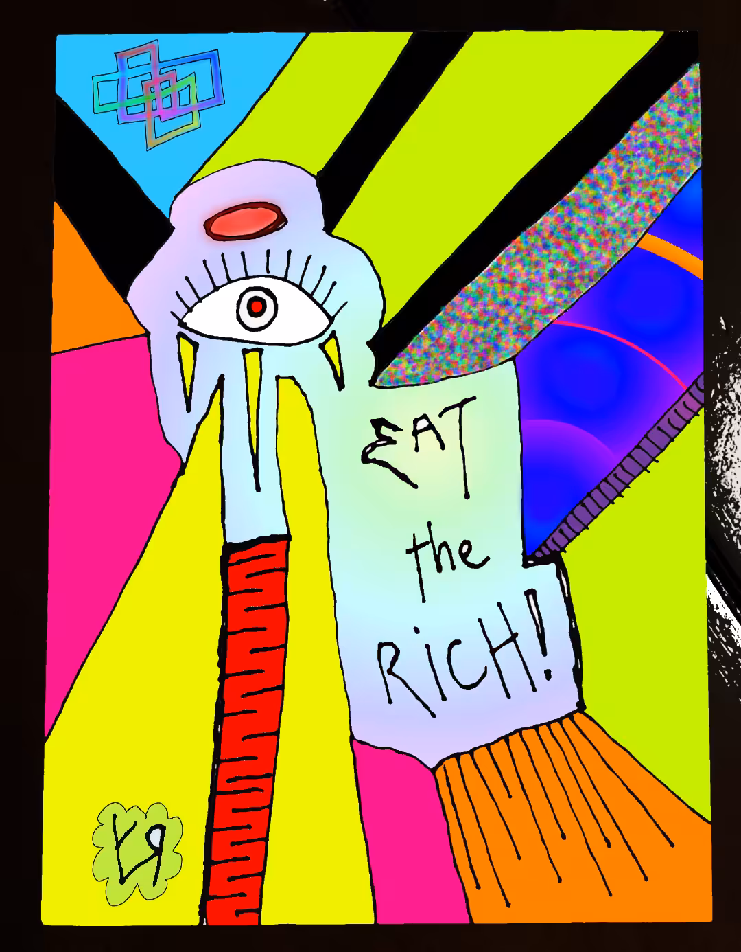 "Eat the Rich!" by Richard F. Yates (Holy Fool)