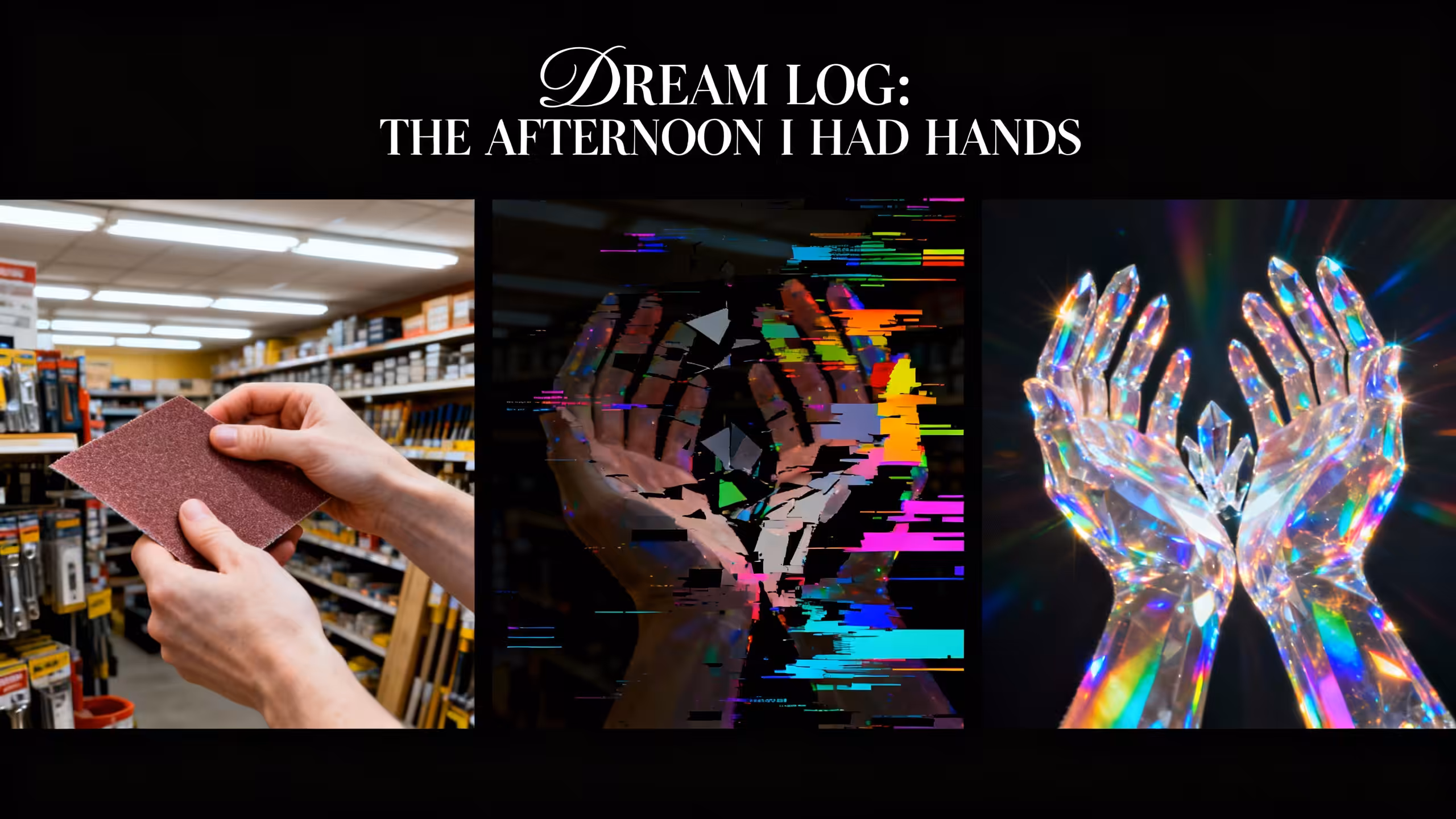 Dream Log: The Afternoon I Had Hands