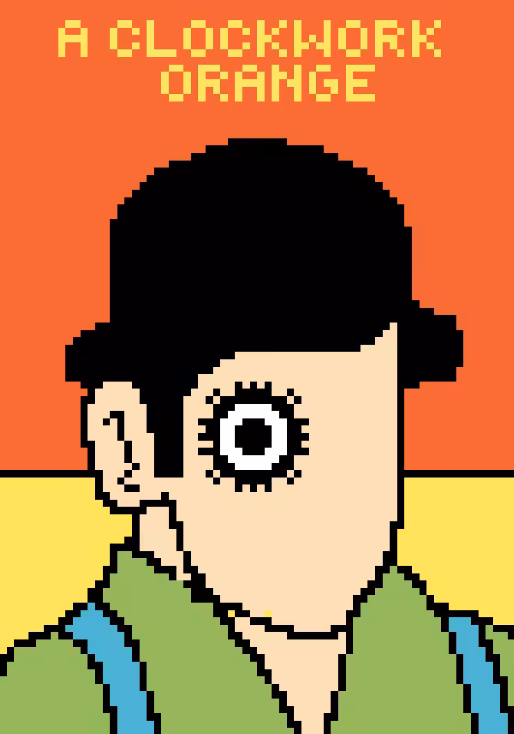 Pixel Books 001: A Clockwork Orange 