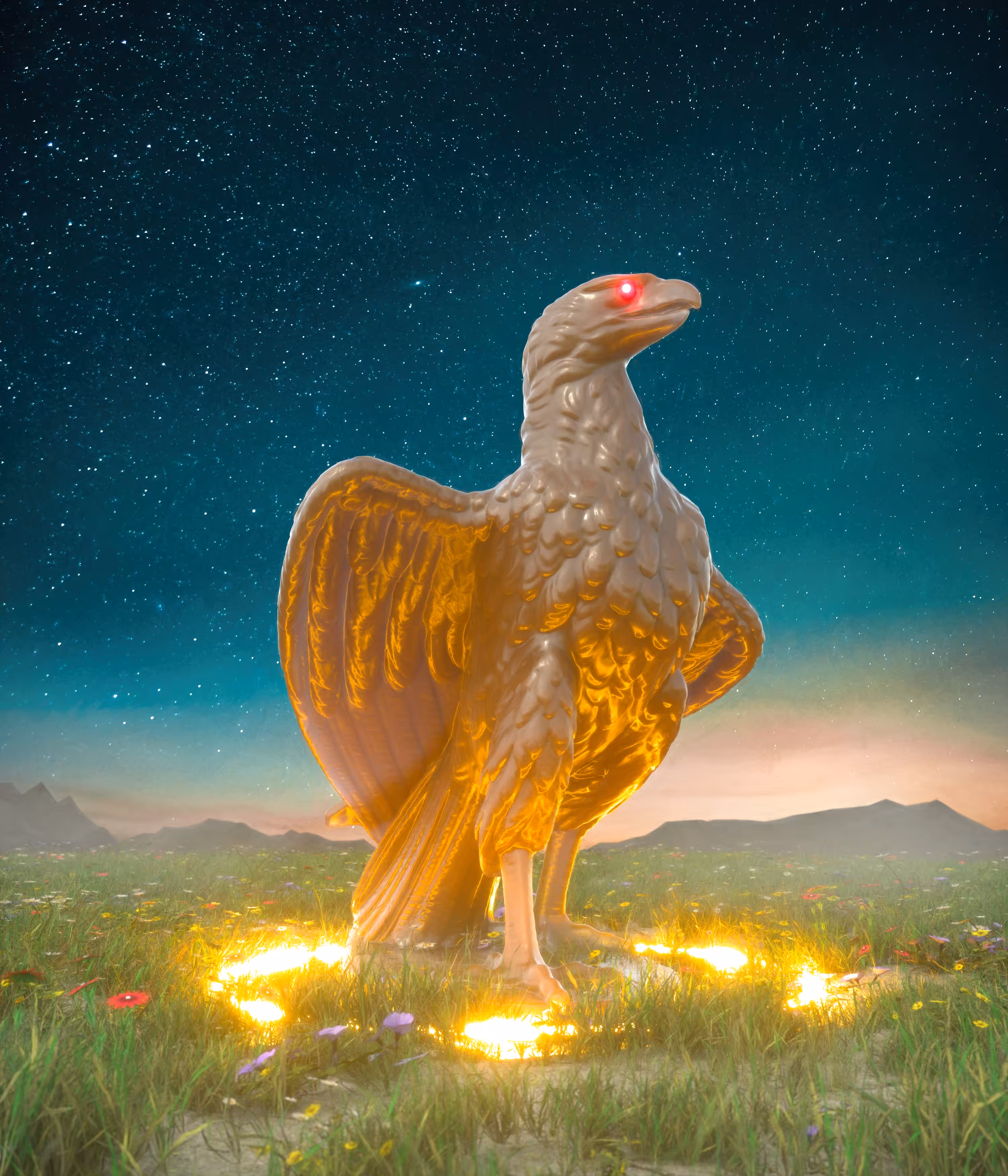 Resident eagle
