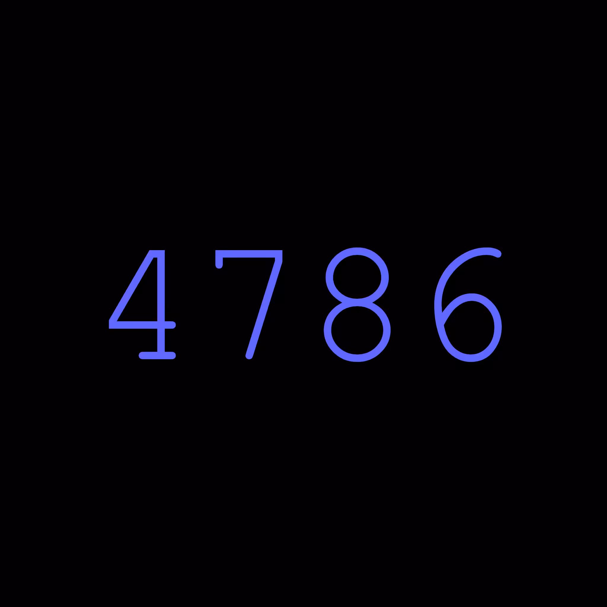 4786