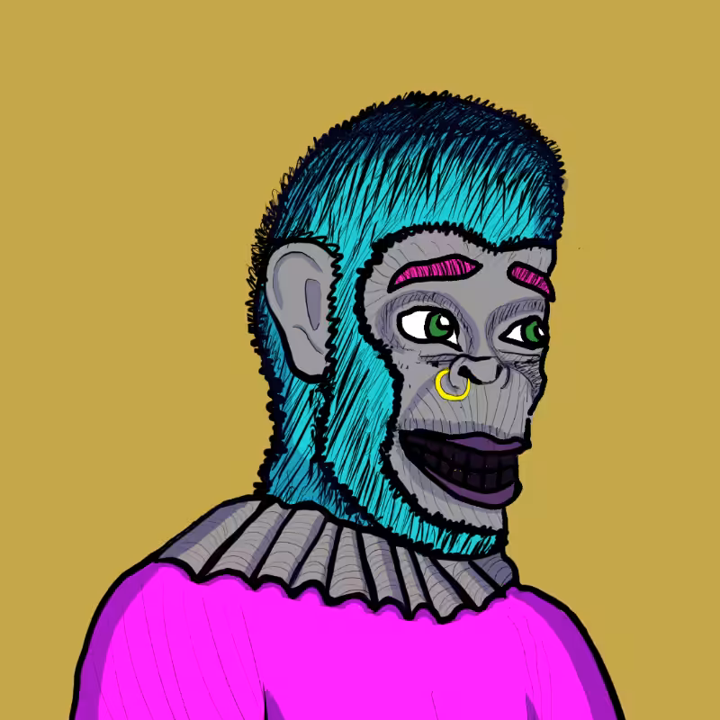 Clown Ape Club Tezos Ultra Superior-CACTUS #15