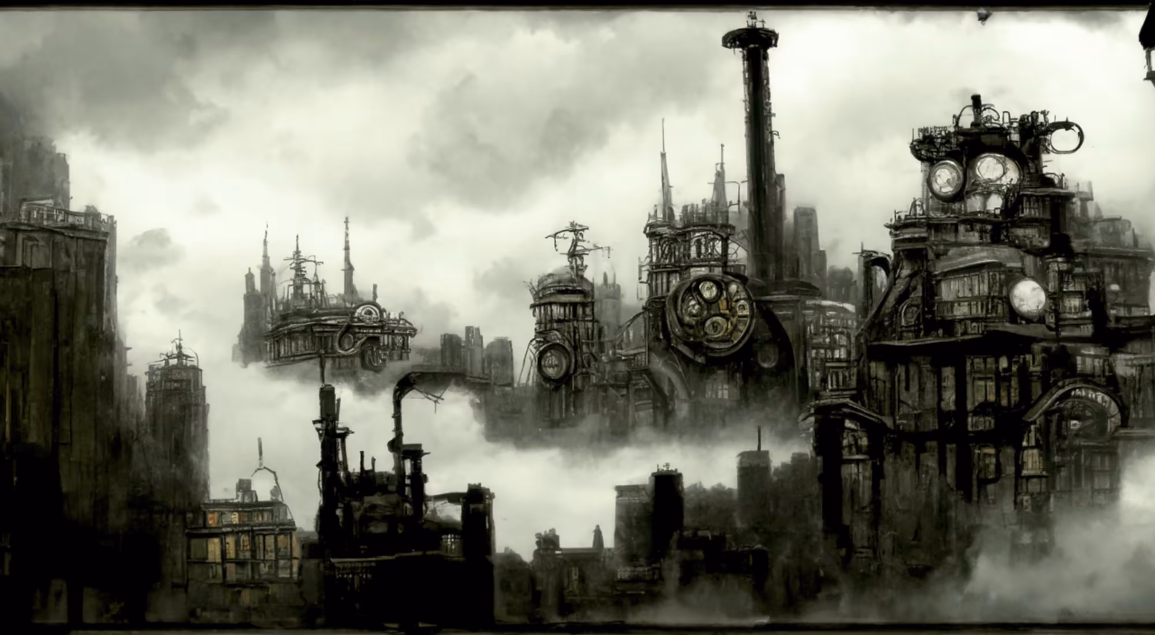 SteamPunk cityScape #002