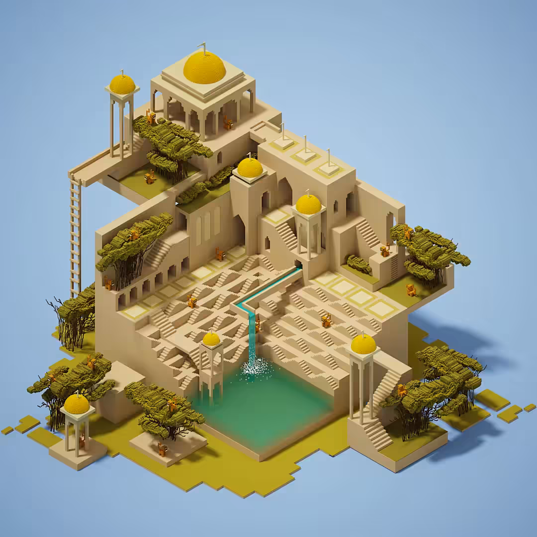 Monument 06: Chand Baori Temple in India