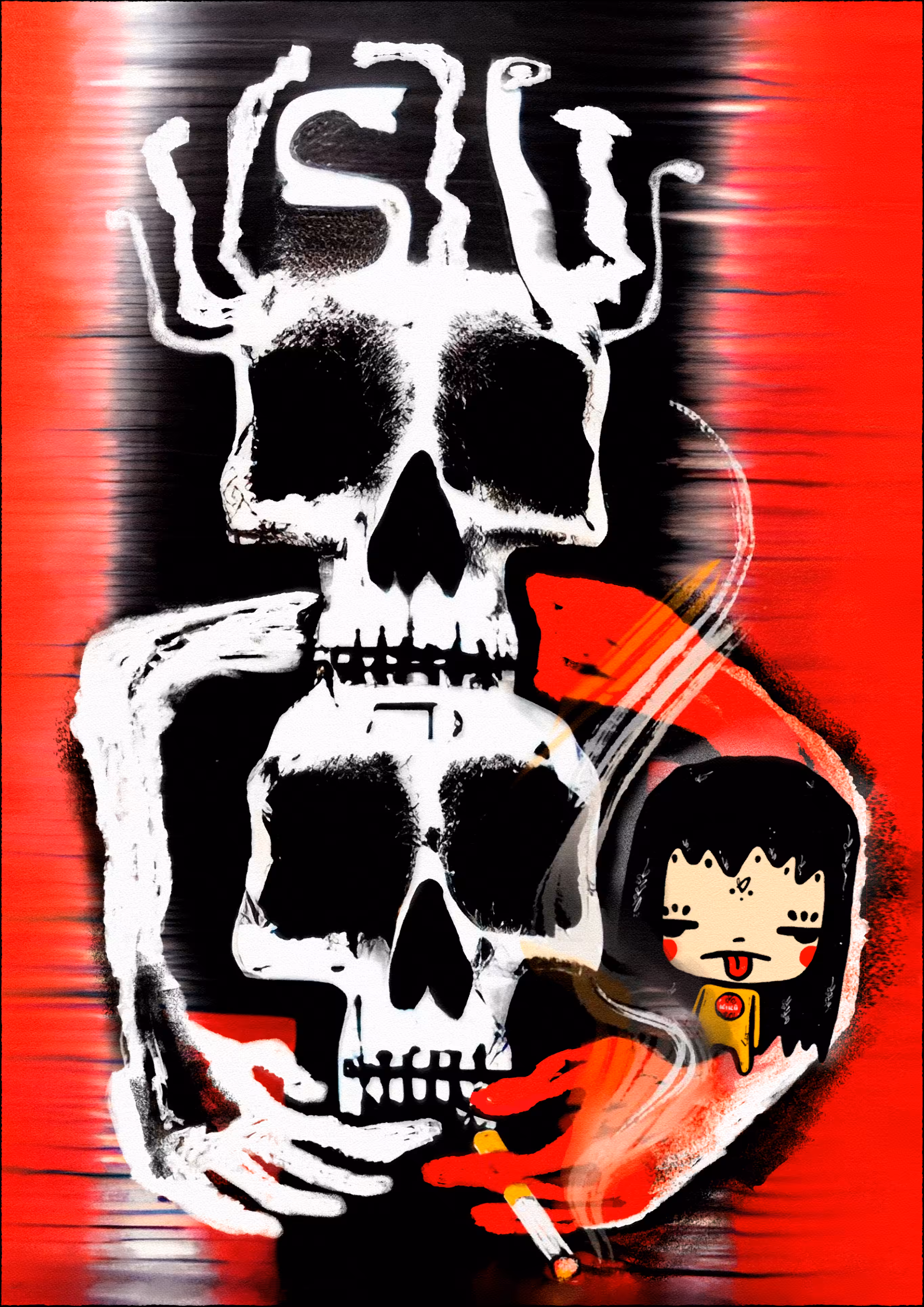 "Mom, tell Dad to quit smoking!"2022 OlgaLIS X KIKU’S WORLD by SABET