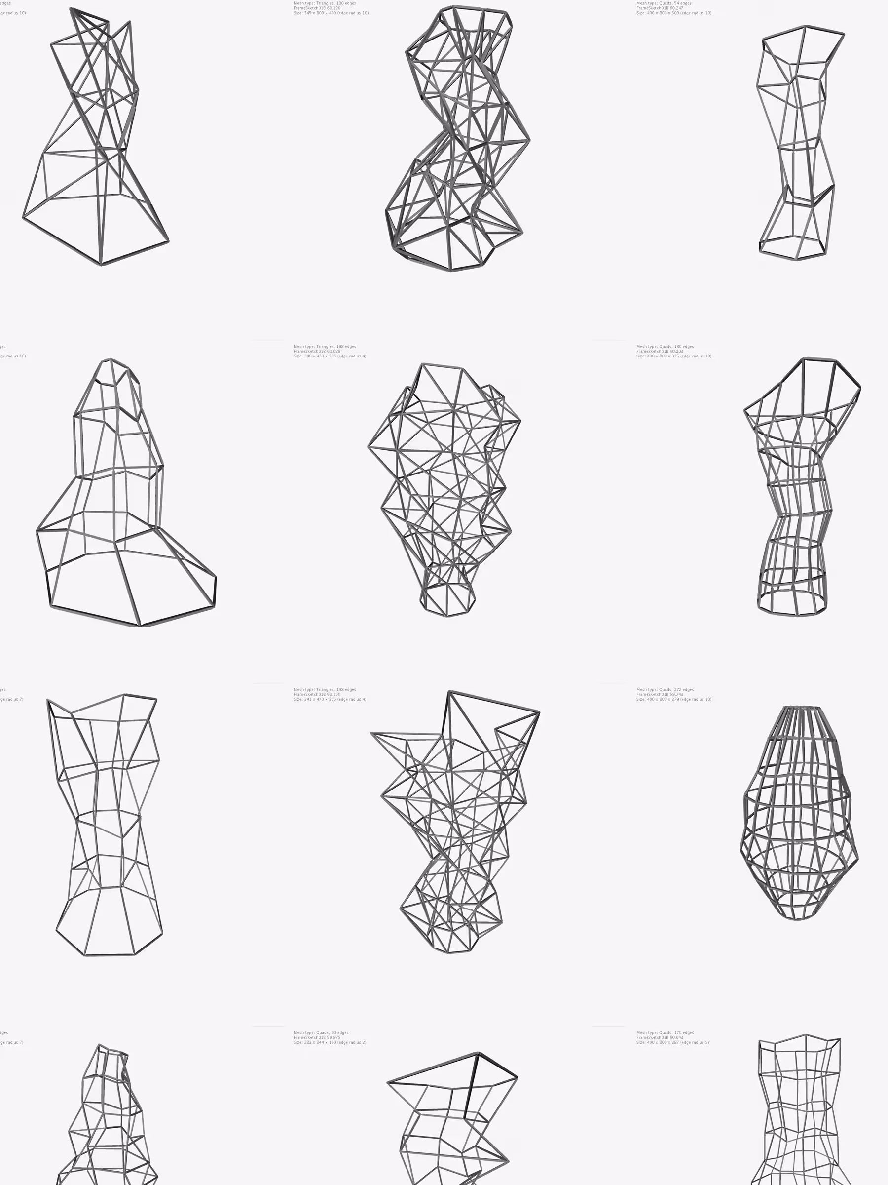 FrameStruct sketches #monochrome-monday