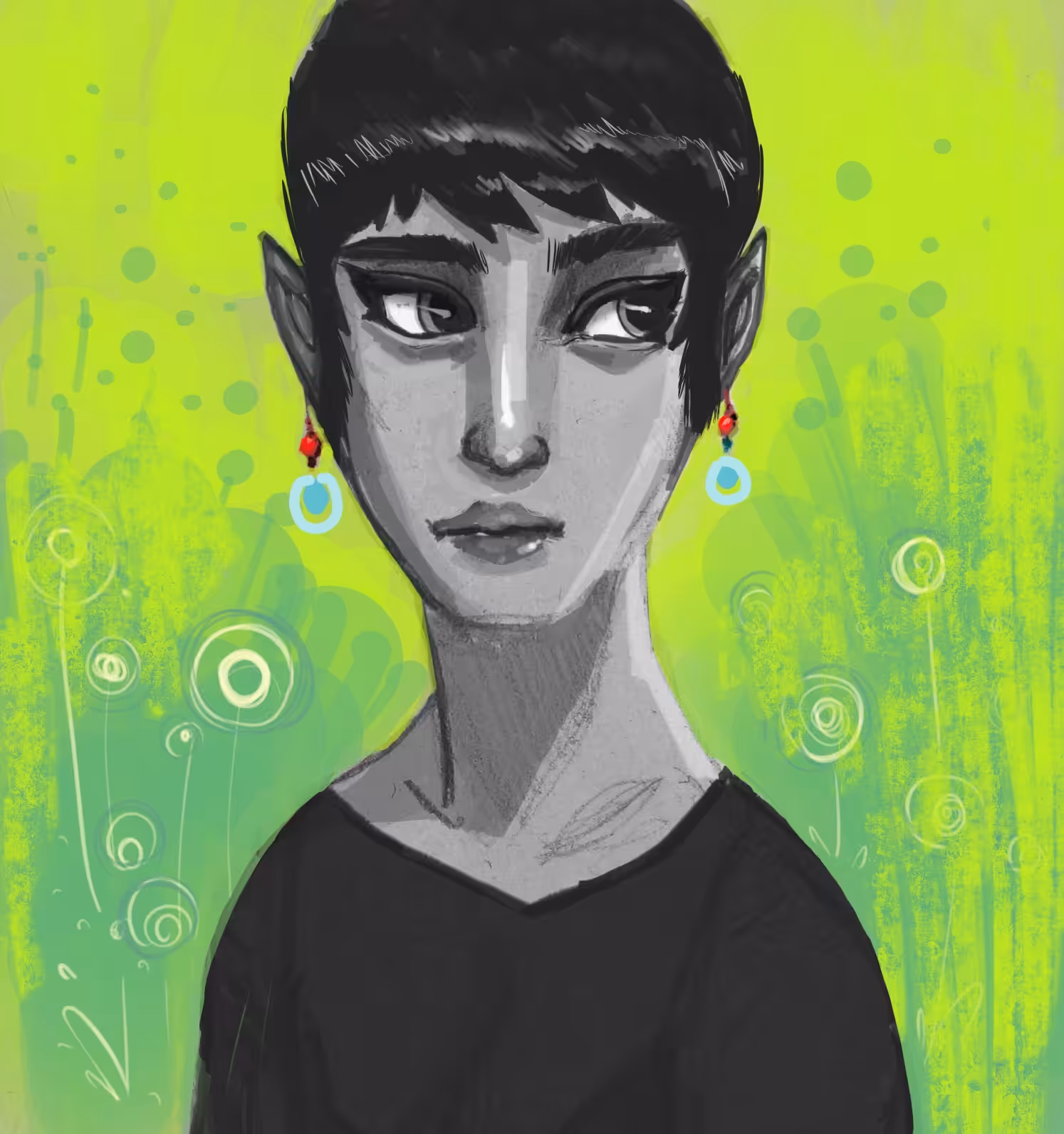 short hair girl
