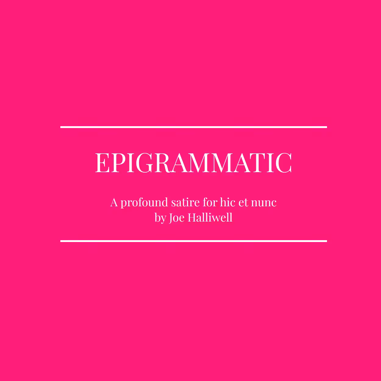 EPIGRAMMATIC