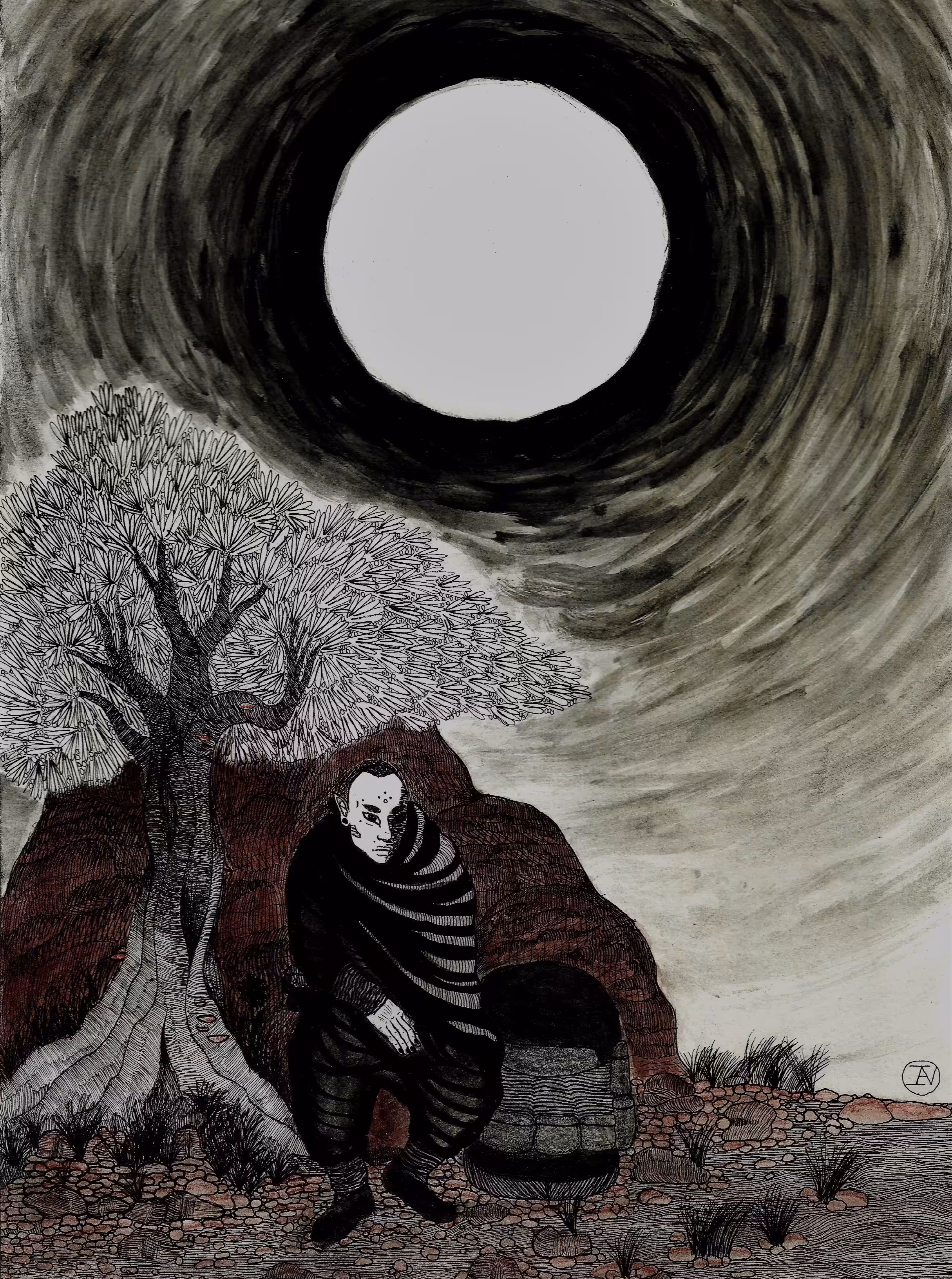 Journey beneath a Bleak Sun