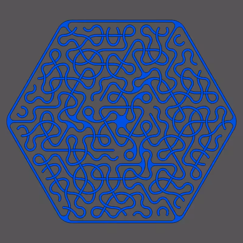 Threefold Symmetry - Dark Variations #416