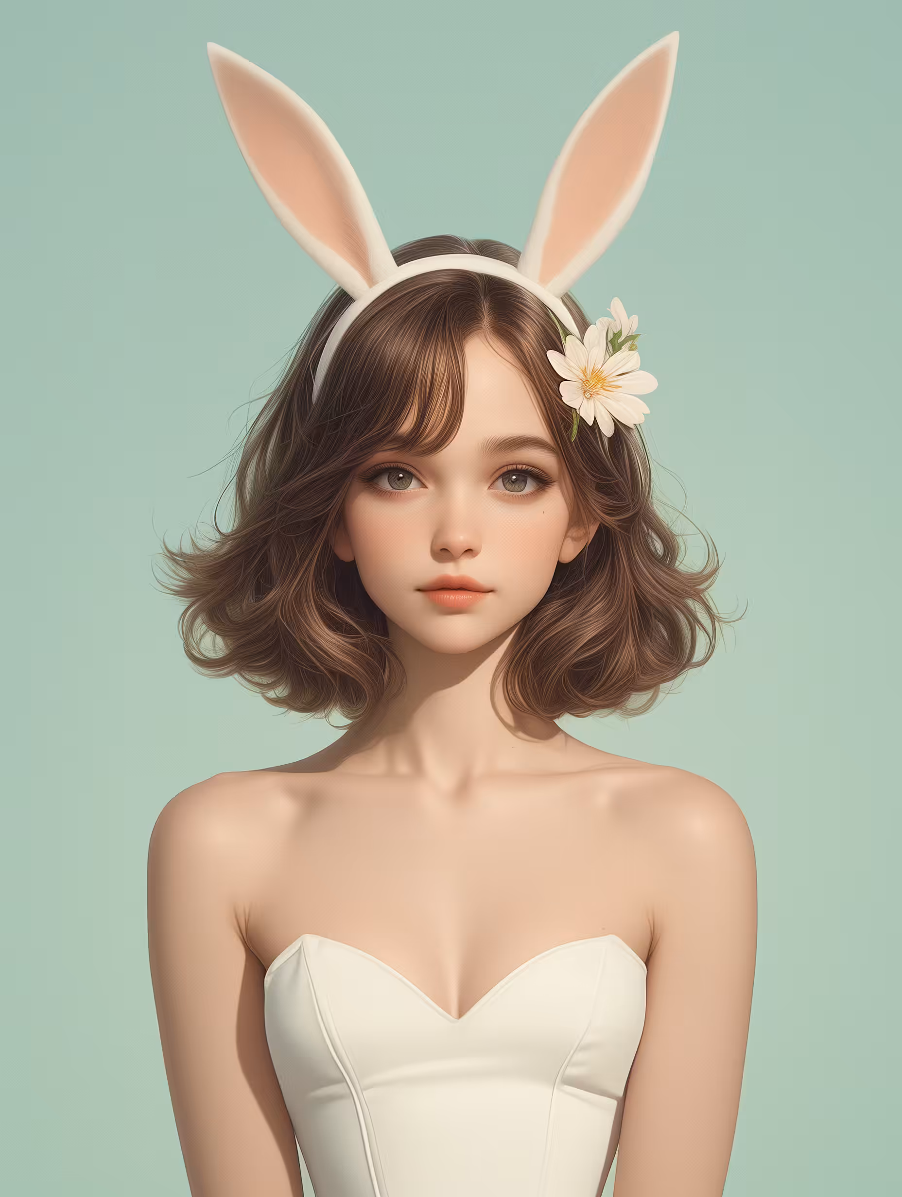 Seasonal Themed: Bunny Girl