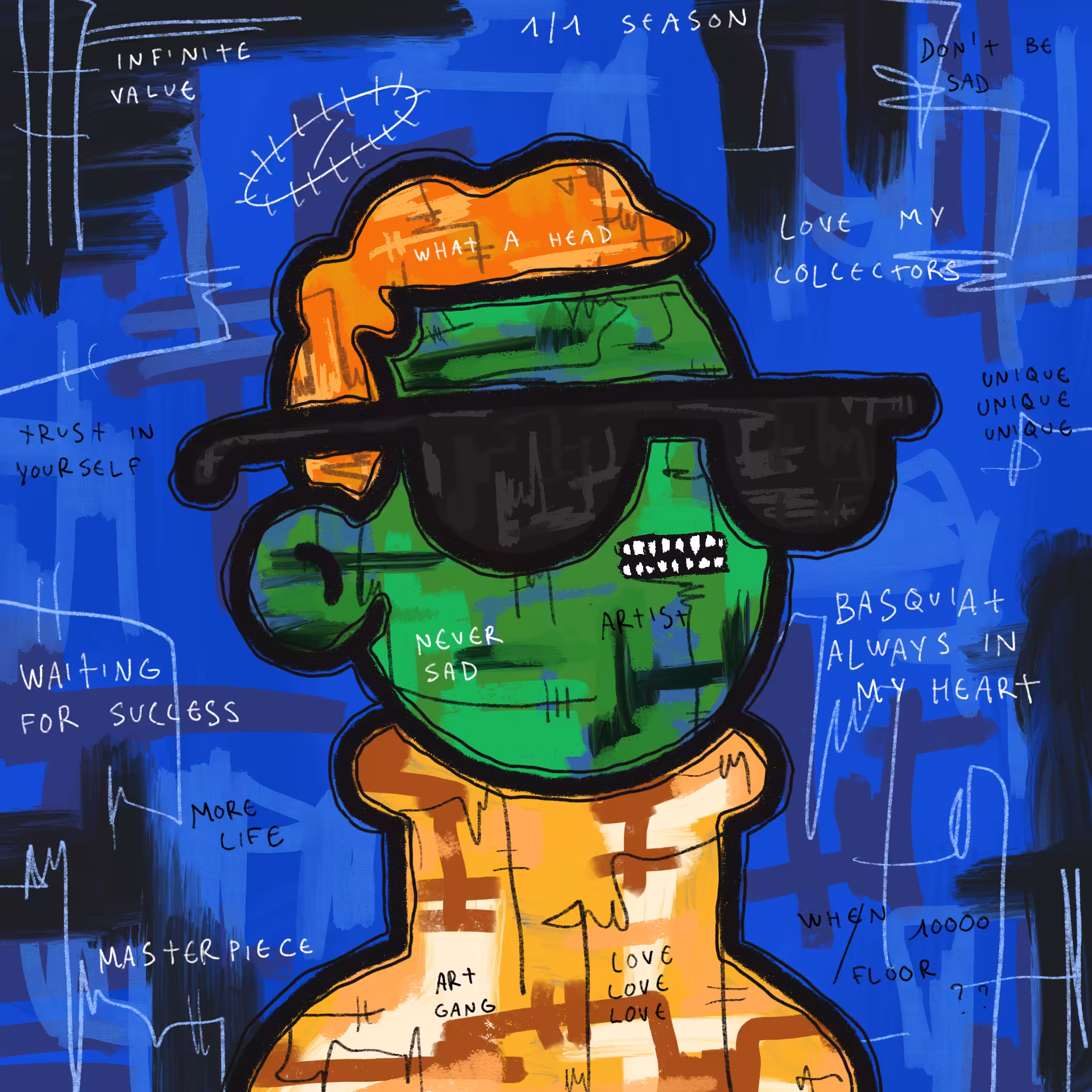 Doodlesquiat #94