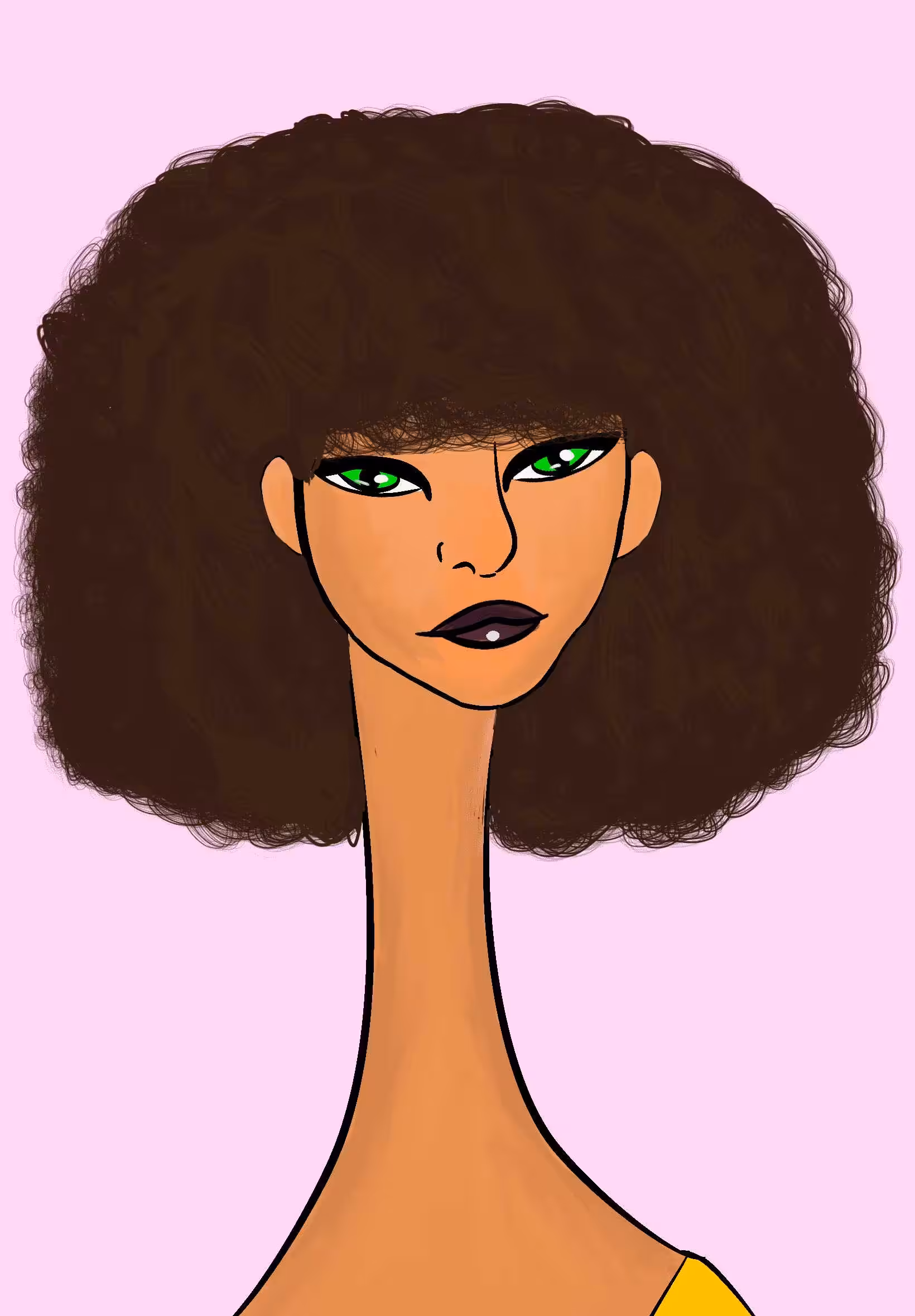Long Neckie Lady #671