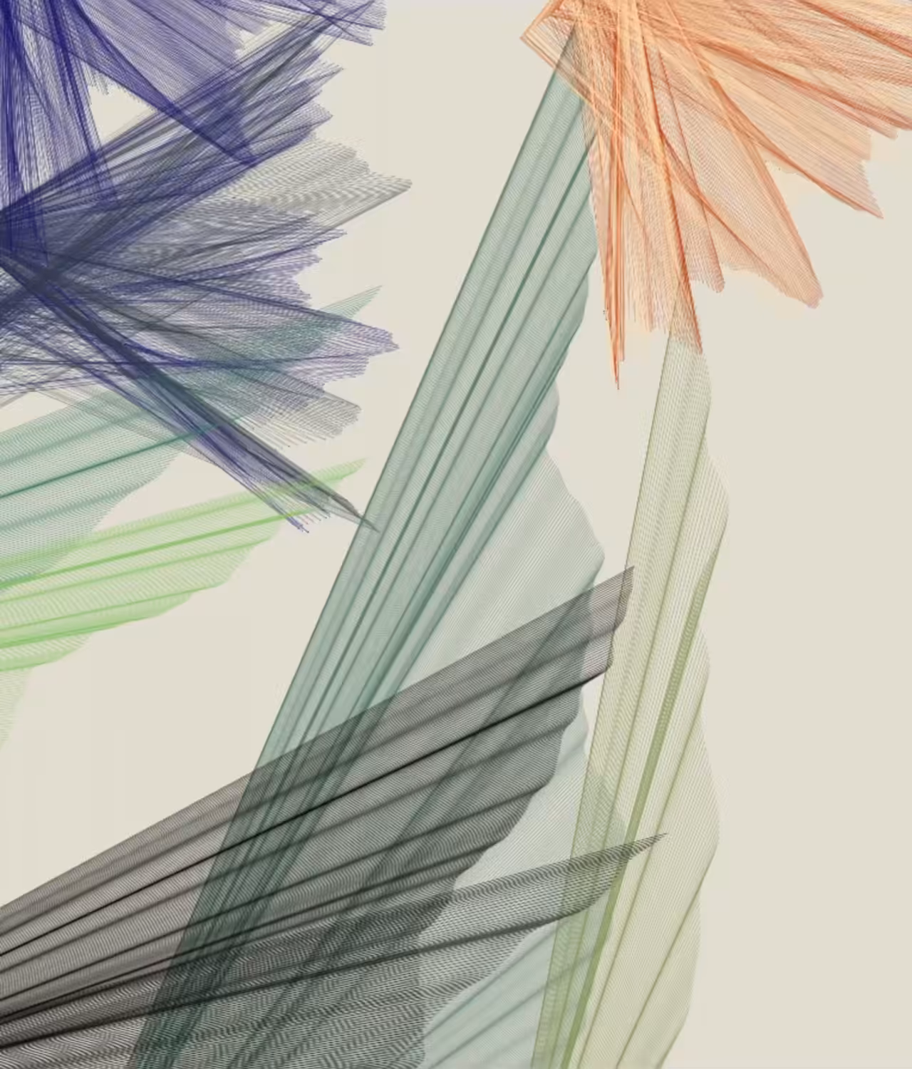 Exercise around a line #8/ Garden