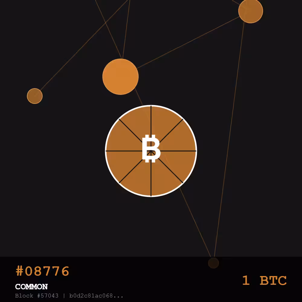 Bitcoin Pizza Genesis: 10K — COMMON Edition | May 22, 2010 - The Day Everything Changed