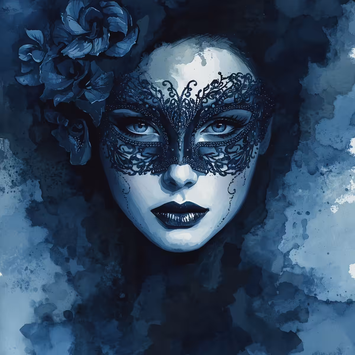 The face of a butterfly