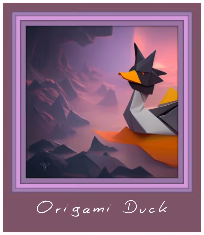 ORIGAMI DUCK