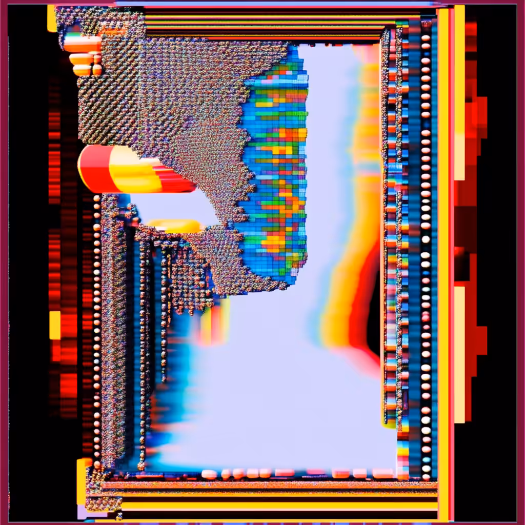 Painter's echo, glitch sigh