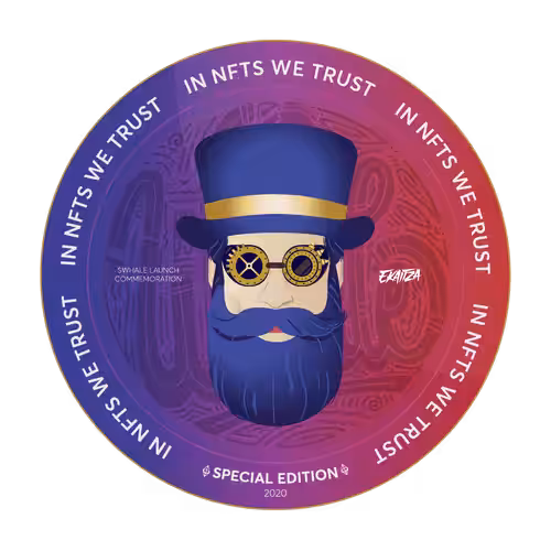 $WHALE Logo #2: $WHALE Coin Special Edition #1 -  $WHALE Launch Tornasol