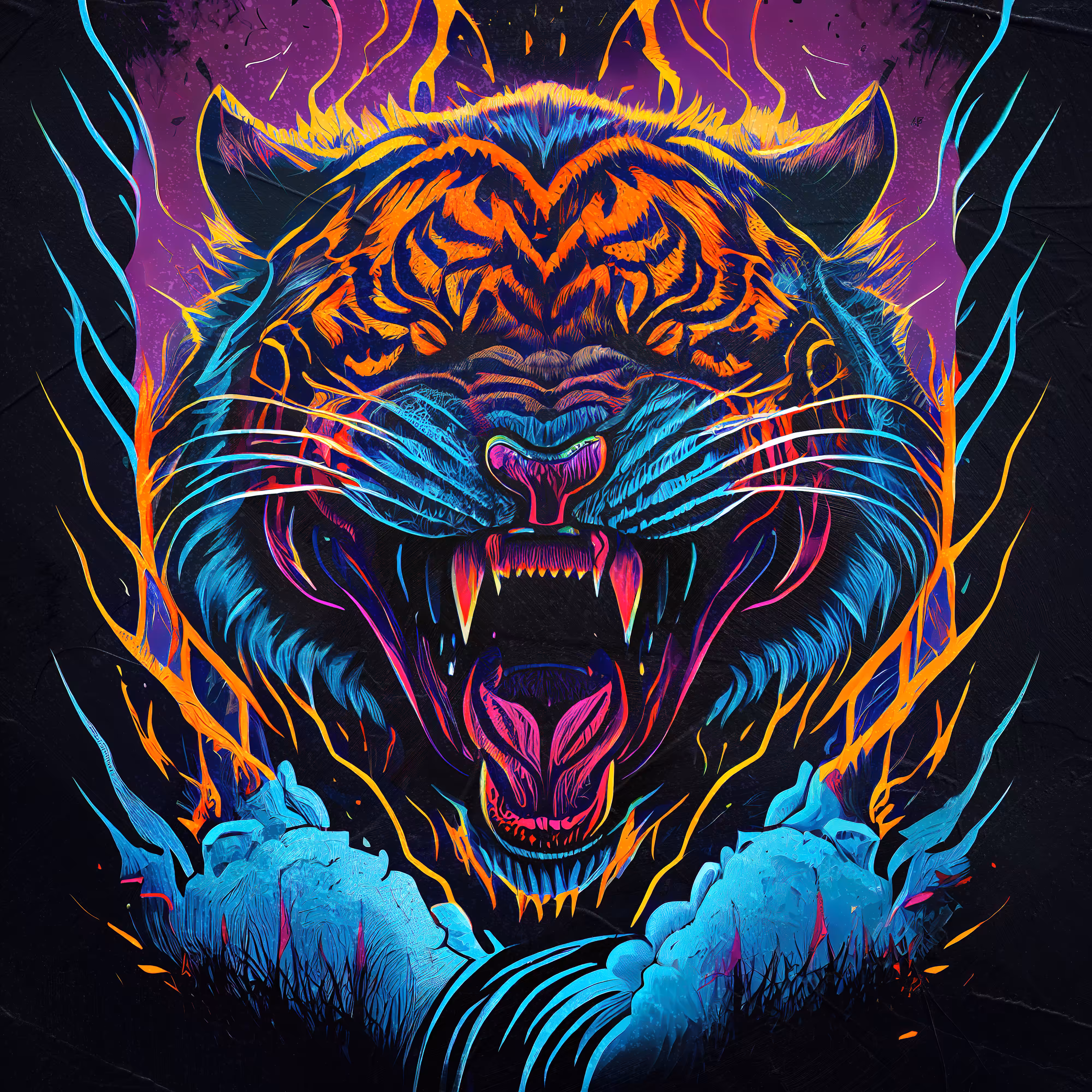 EPIC 😱 ART: Tiger Roar II