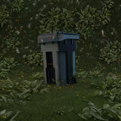 #2 Trash can