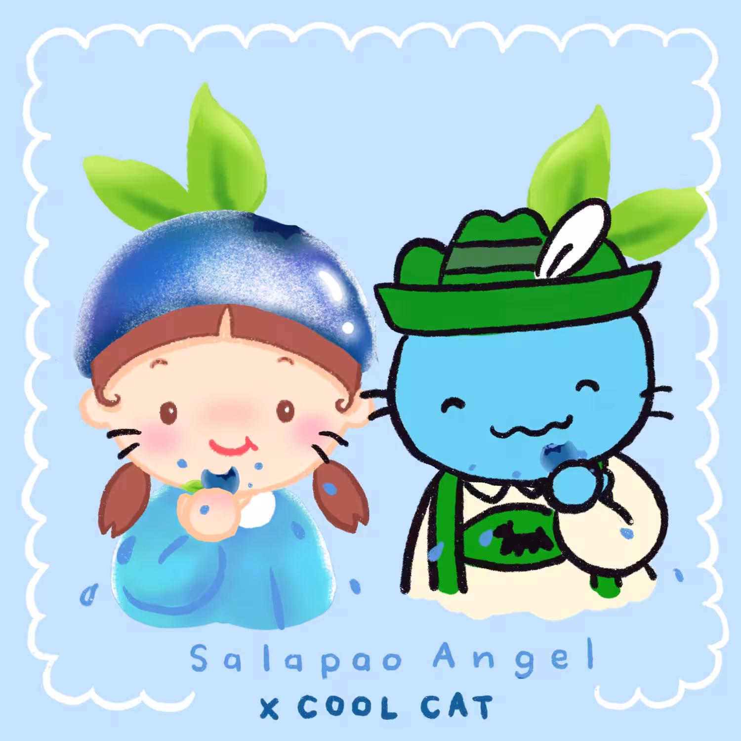Cool Cat x SalapaoAngel_Blueberry [Clontest]