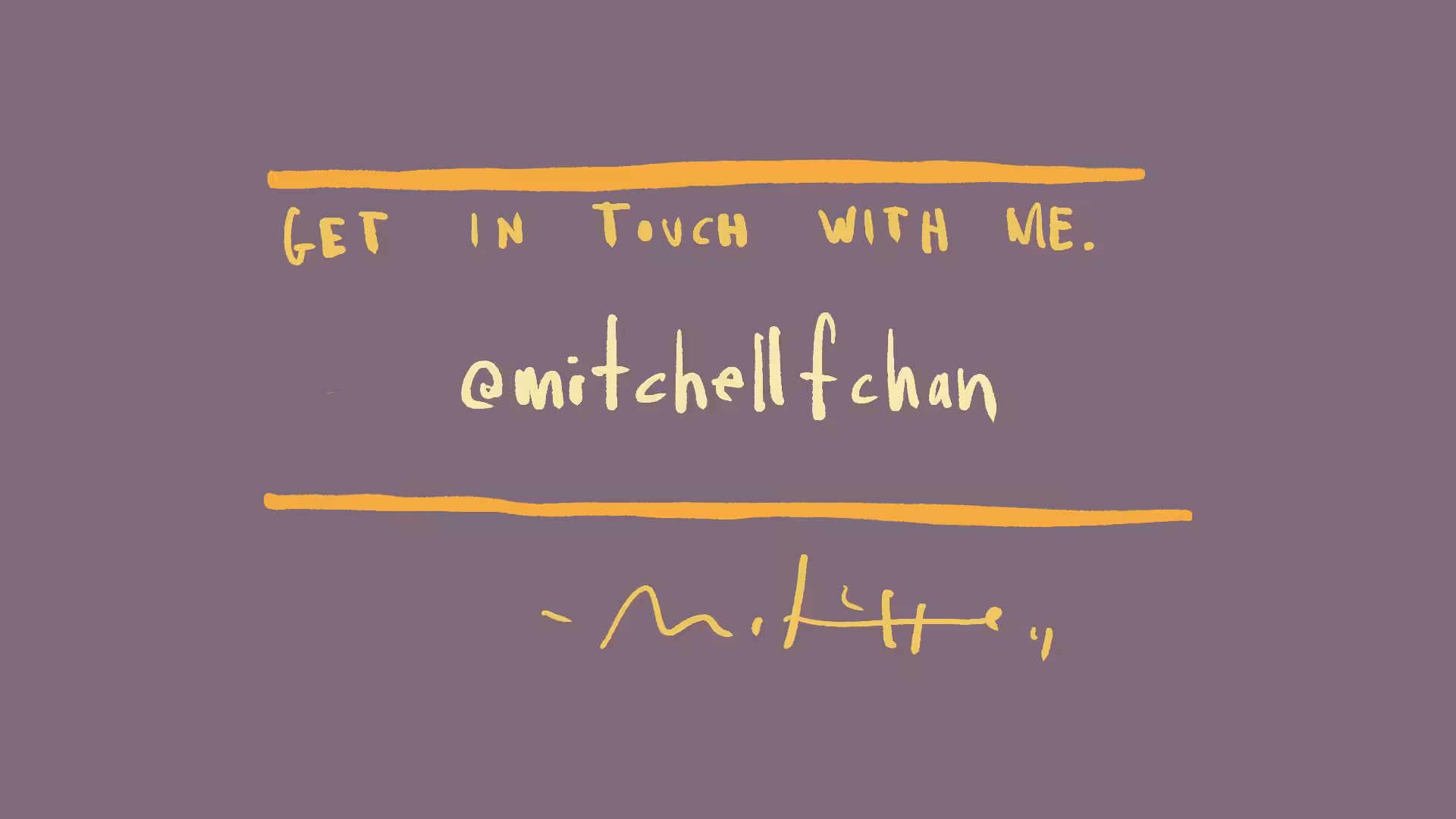 Personal note