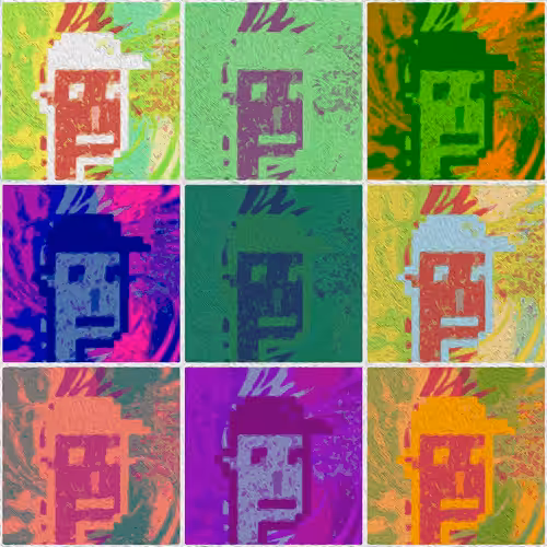 Crypto Art Collection NFTS: Warhol Punks 