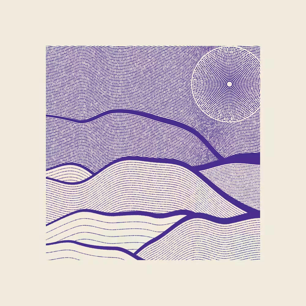 One color sketch #43