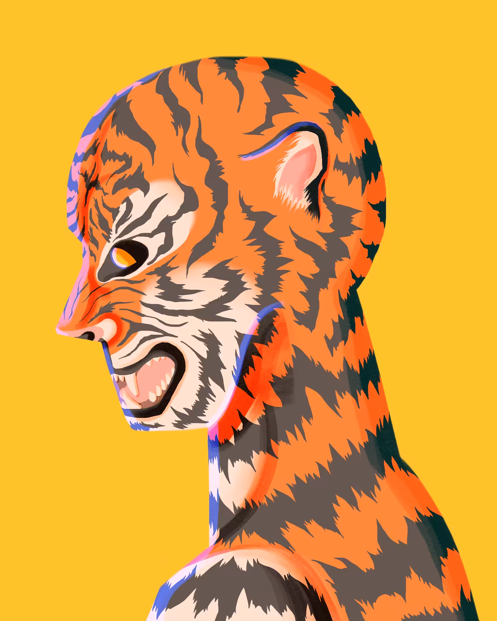 humanoid animals (tiger) #09
