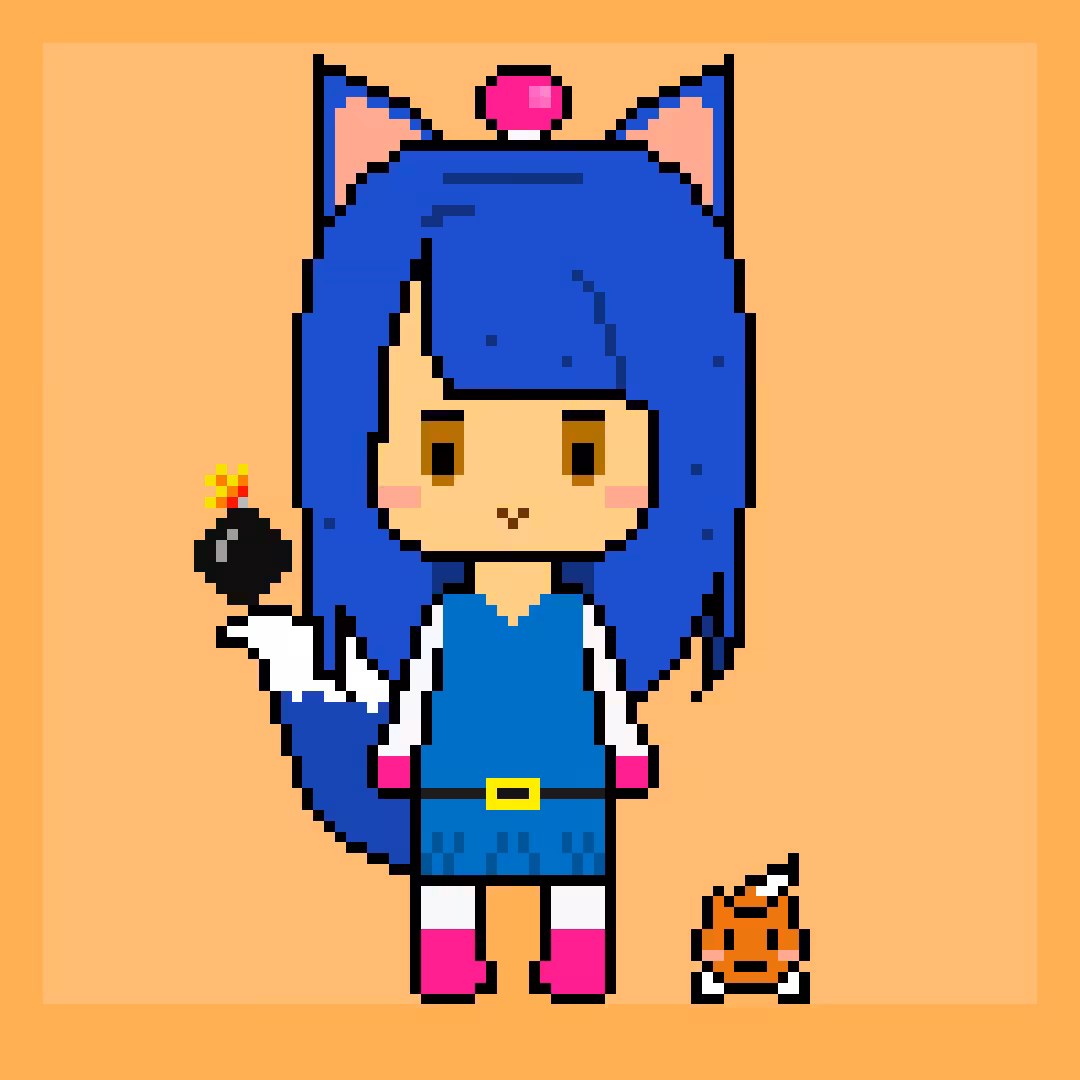 BlueFoxy #027 - version Bomberman 