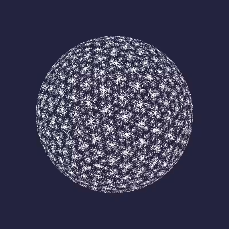 Digital Gothic: Spherical Tessellation #5
