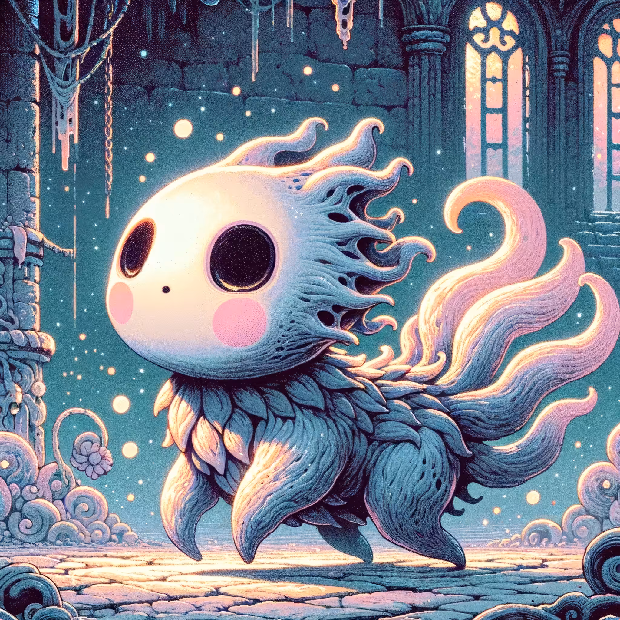 Frostwhisker the Enchanted, Warden of the Whispering Crypt
