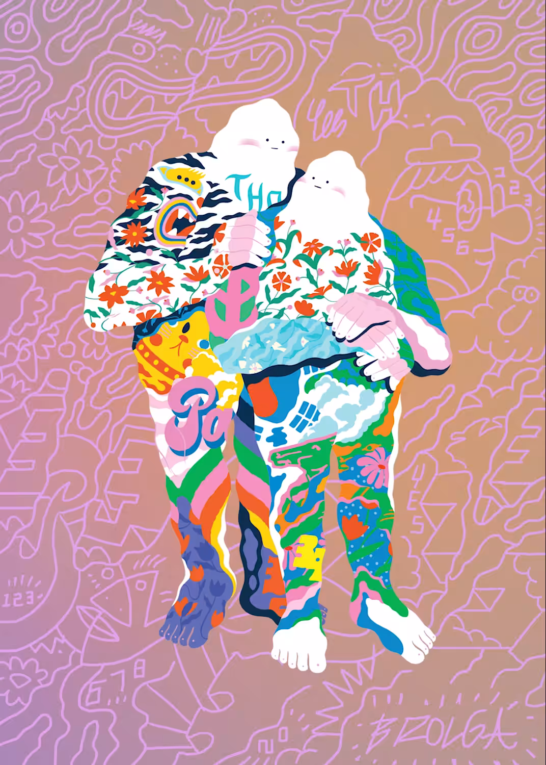 Bangkok Hugging Man