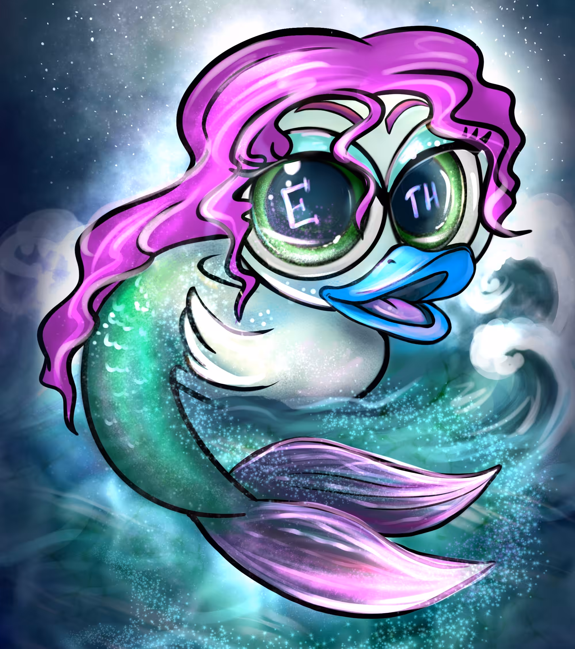 Mermaid ducklings