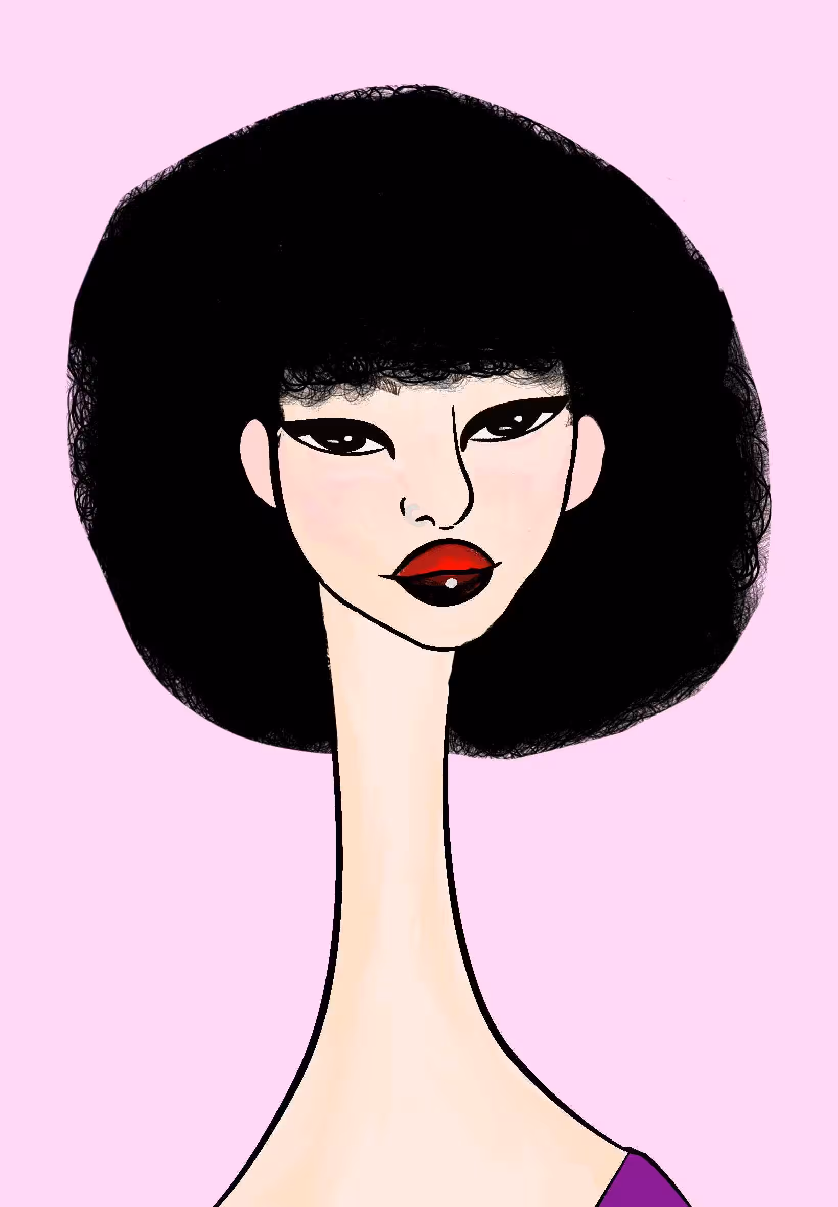 Long Neckie Lady #102