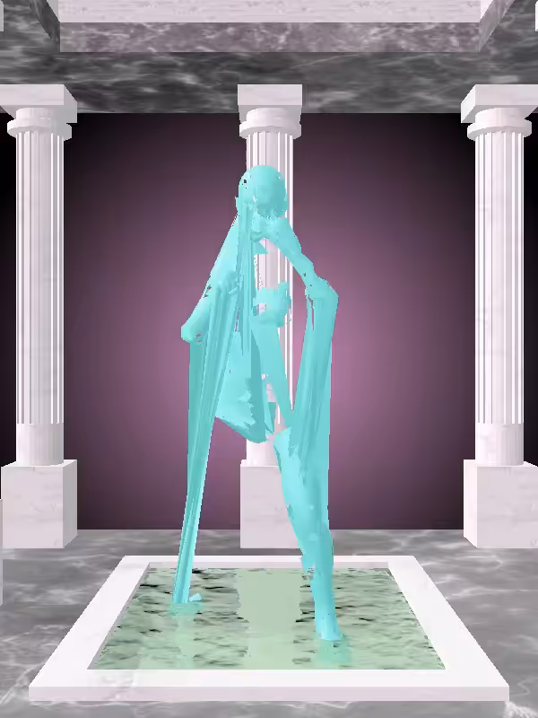 HeavenComputer: The Punching Minty Green Woman #5551