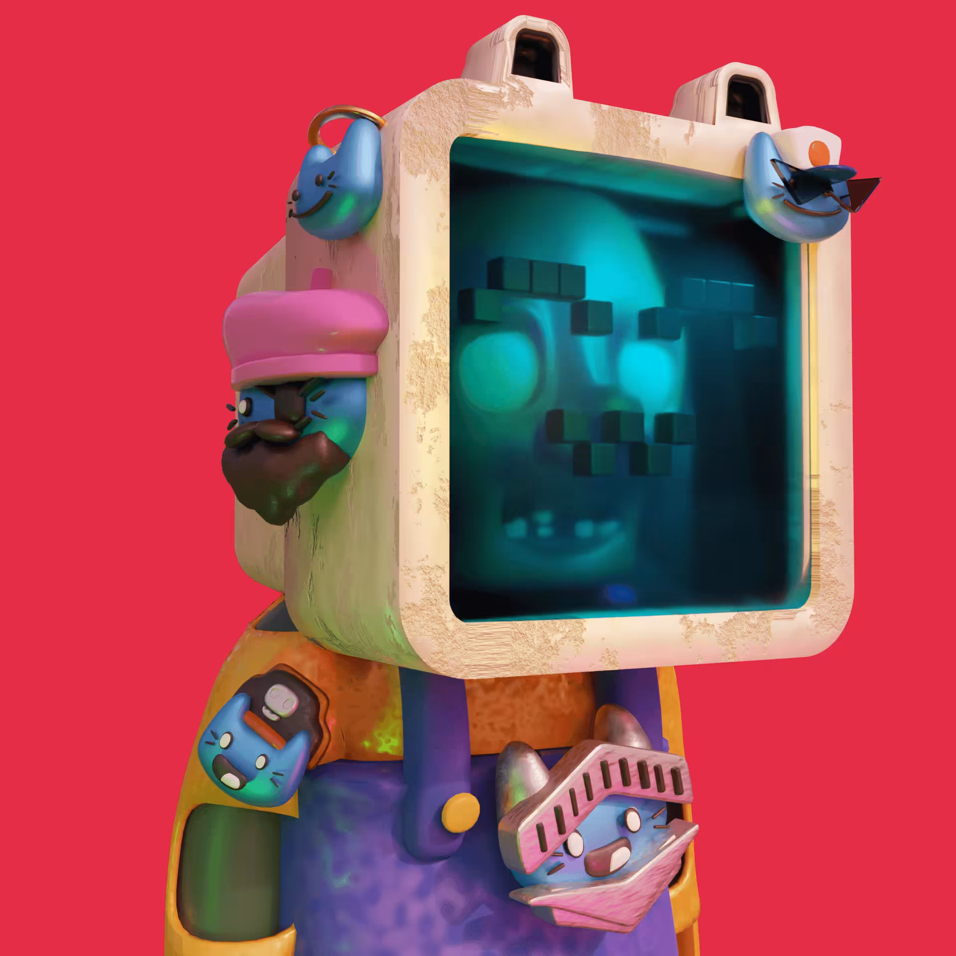 Zombie Villager: CLONTEST : Cool Zombie Cat