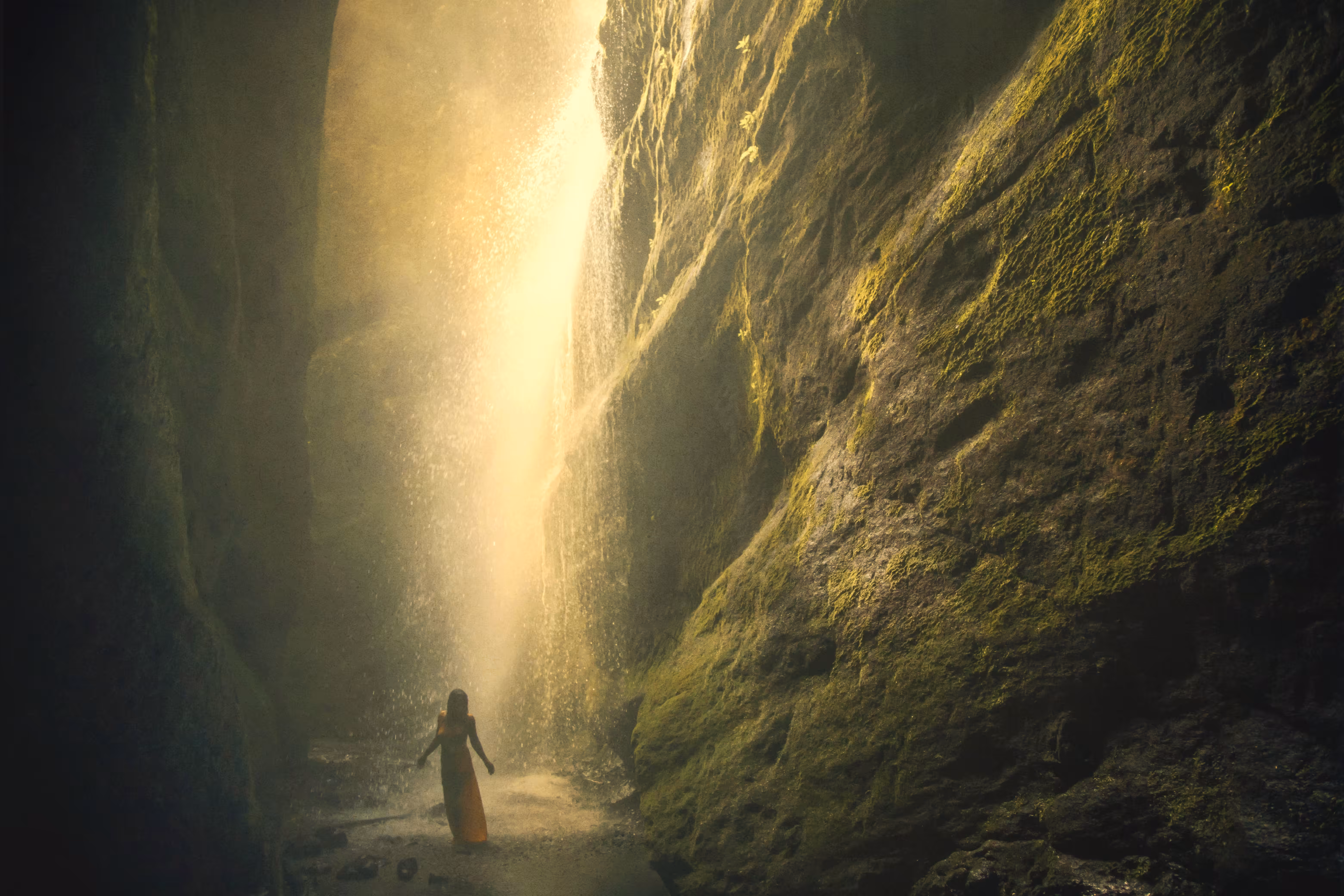 Under The Waterfall