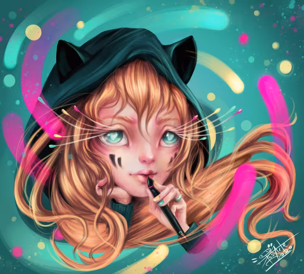 Cat Girl by Josy Arteaga