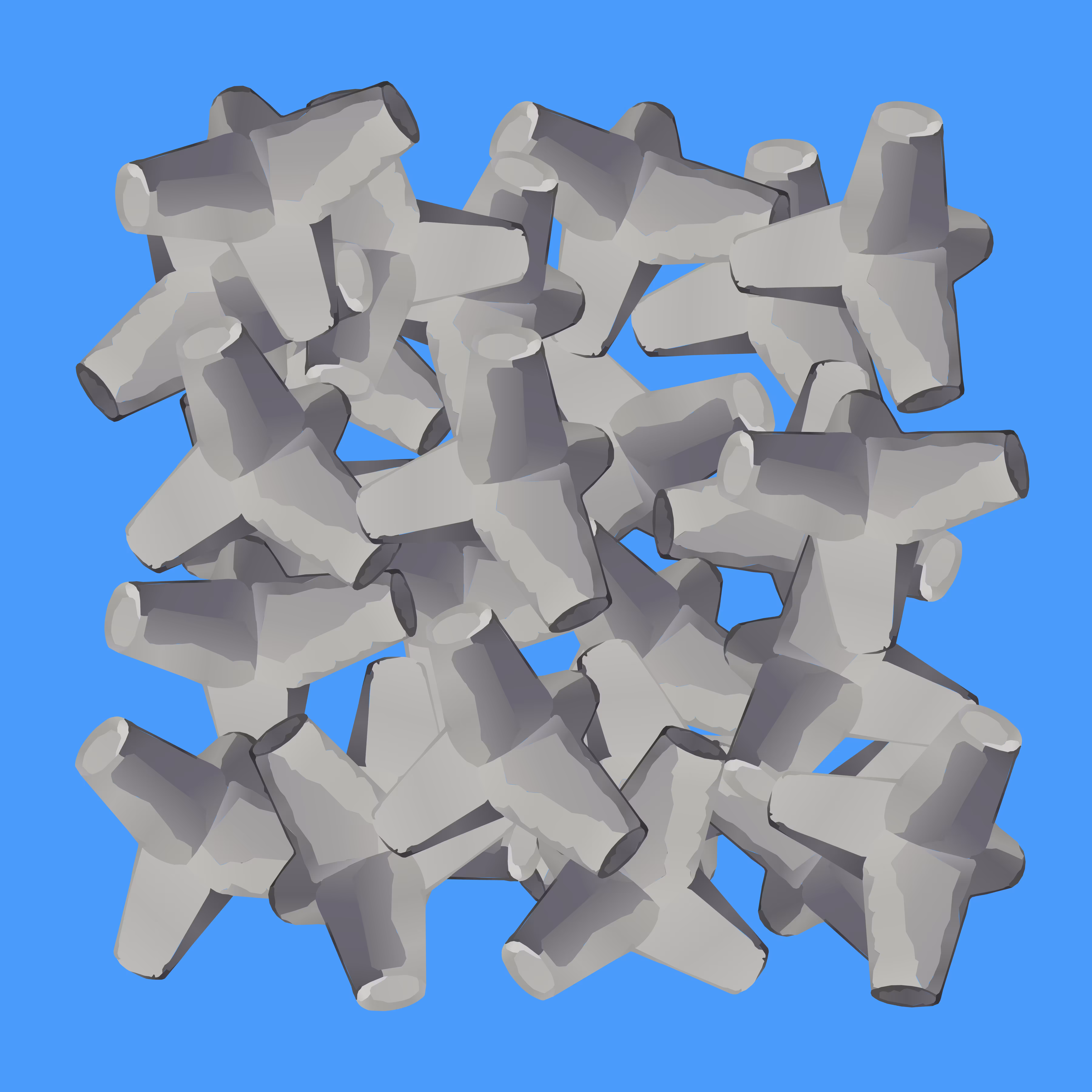 Horror vacui: Tetrapod (structure)