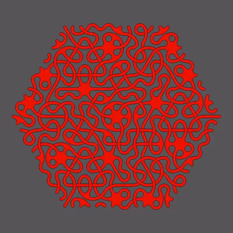 Threefold Symmetry - Dark Variations #293
