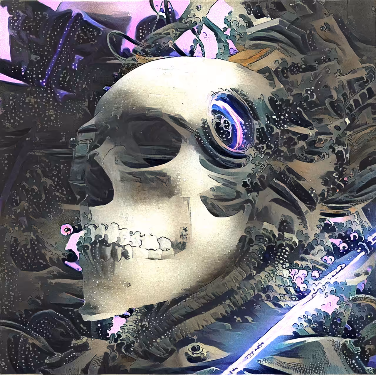 CYBER SKULL (AI SERIES) #1