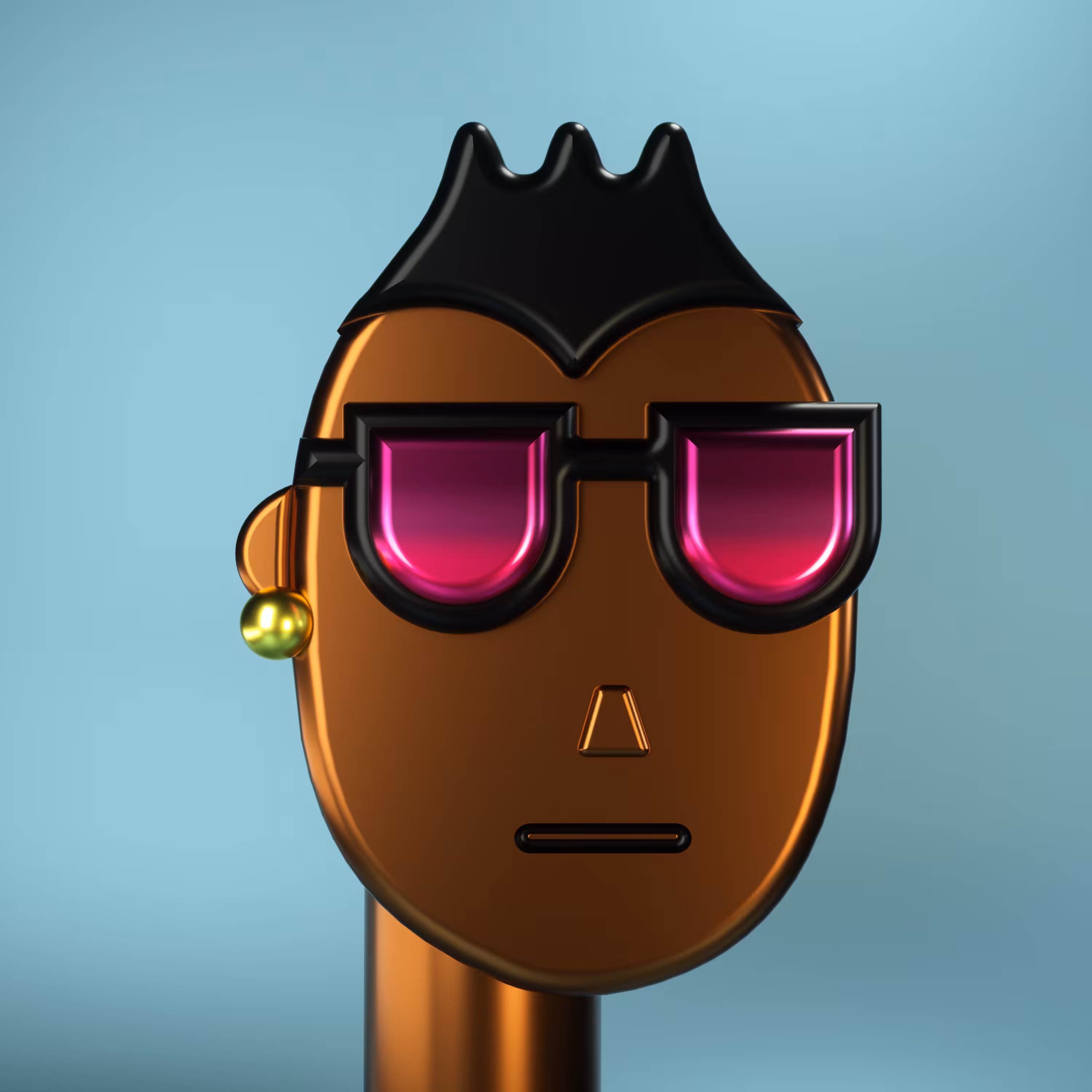 3D Chrome Punk #0925