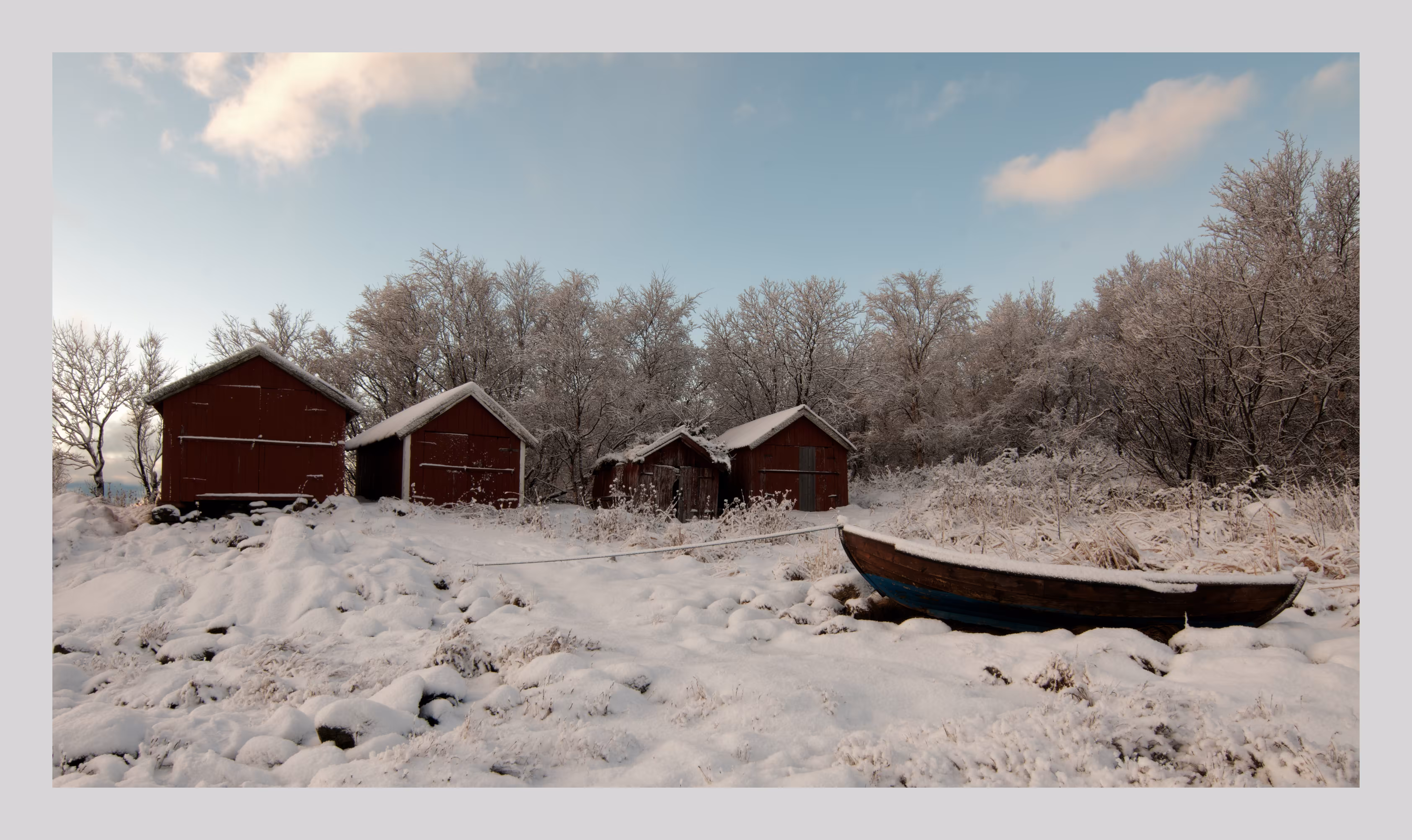 Rowing In The Snow