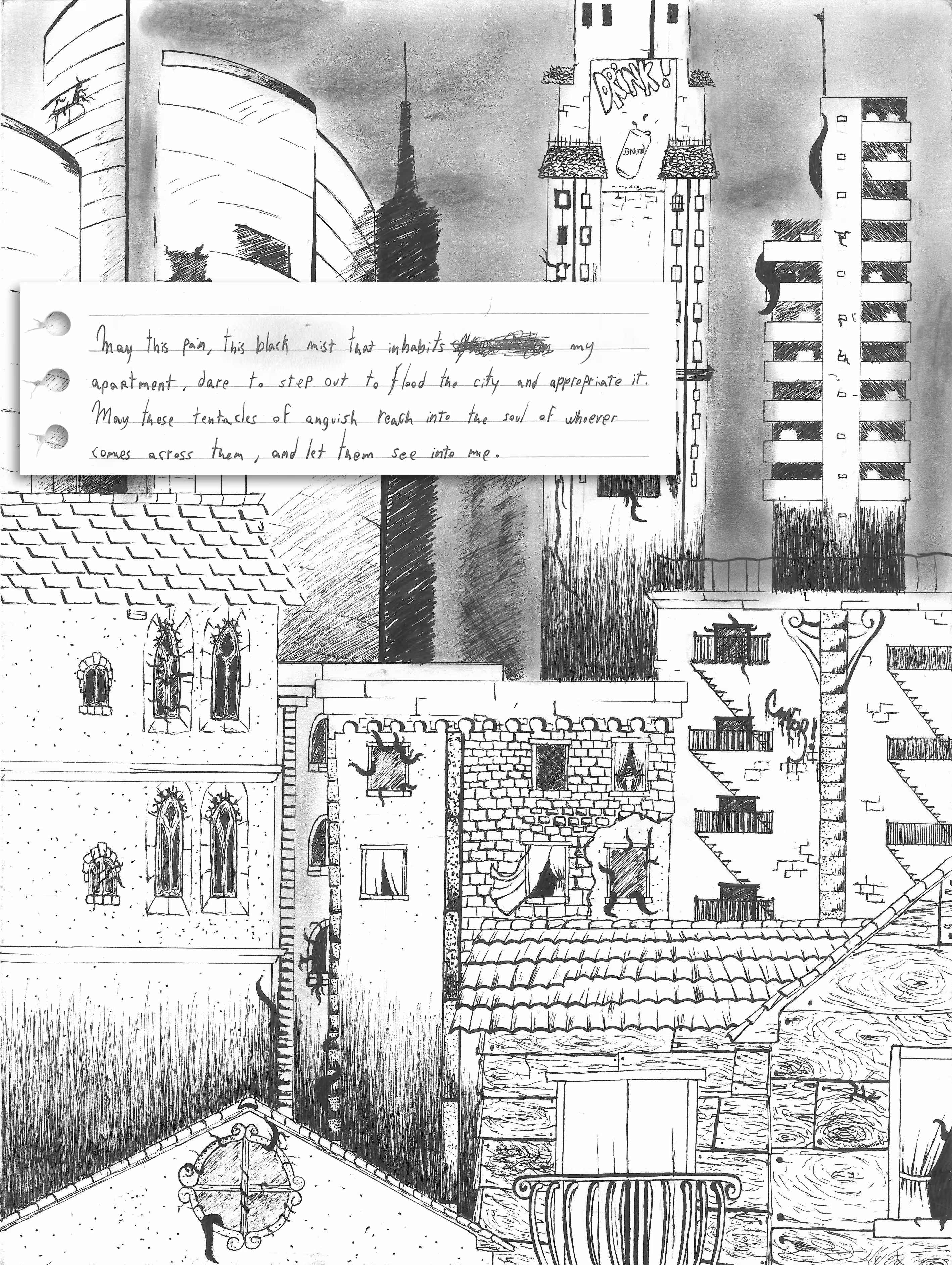 Dormant towers.