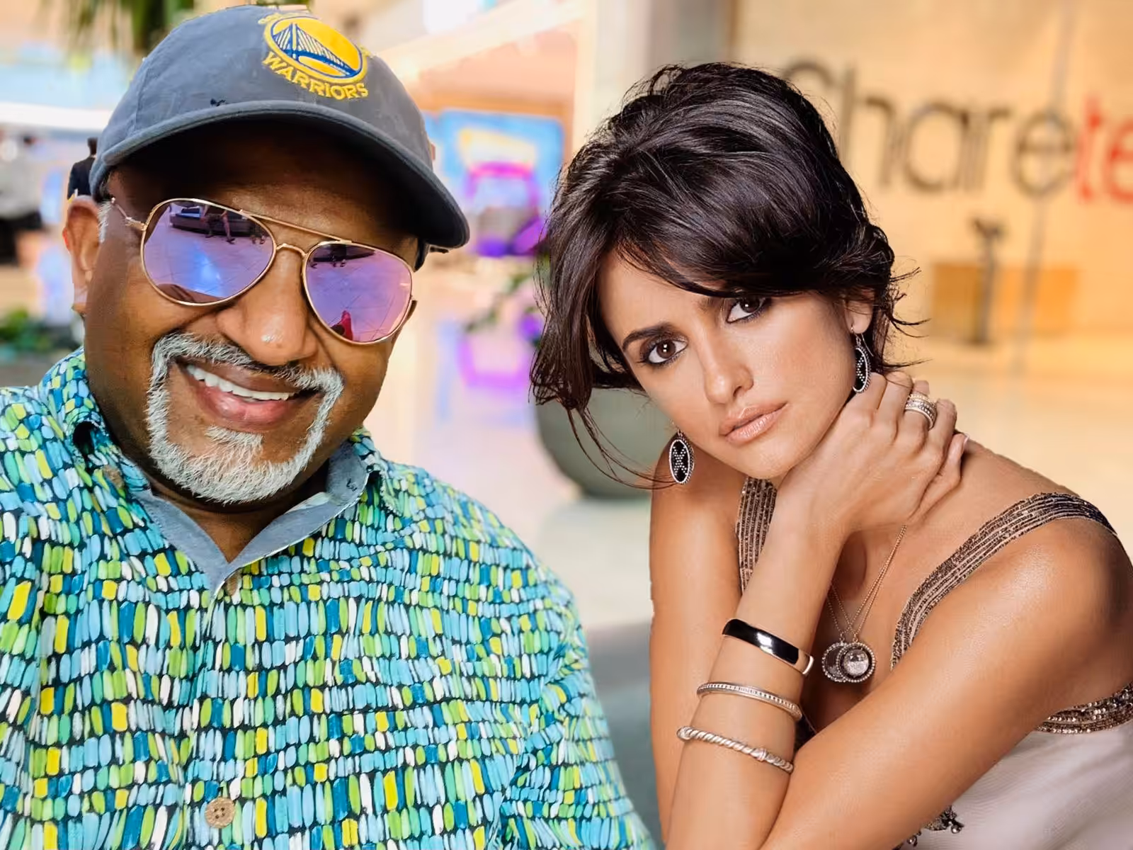 When Nik goes shopping with Penelope Cruz...!