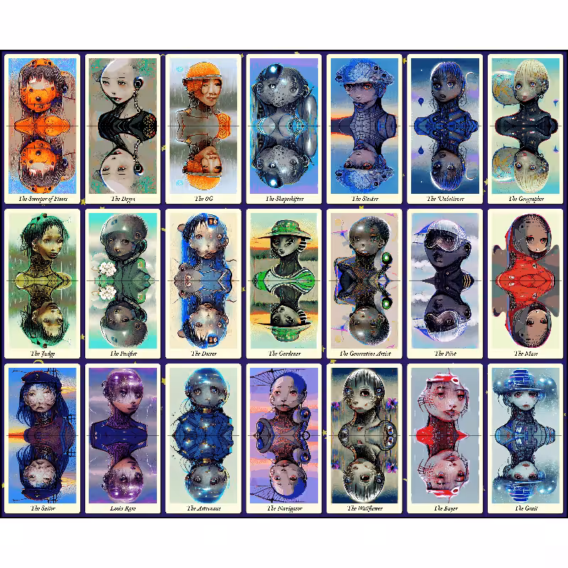 Reflexions - the fxhash tarot #18