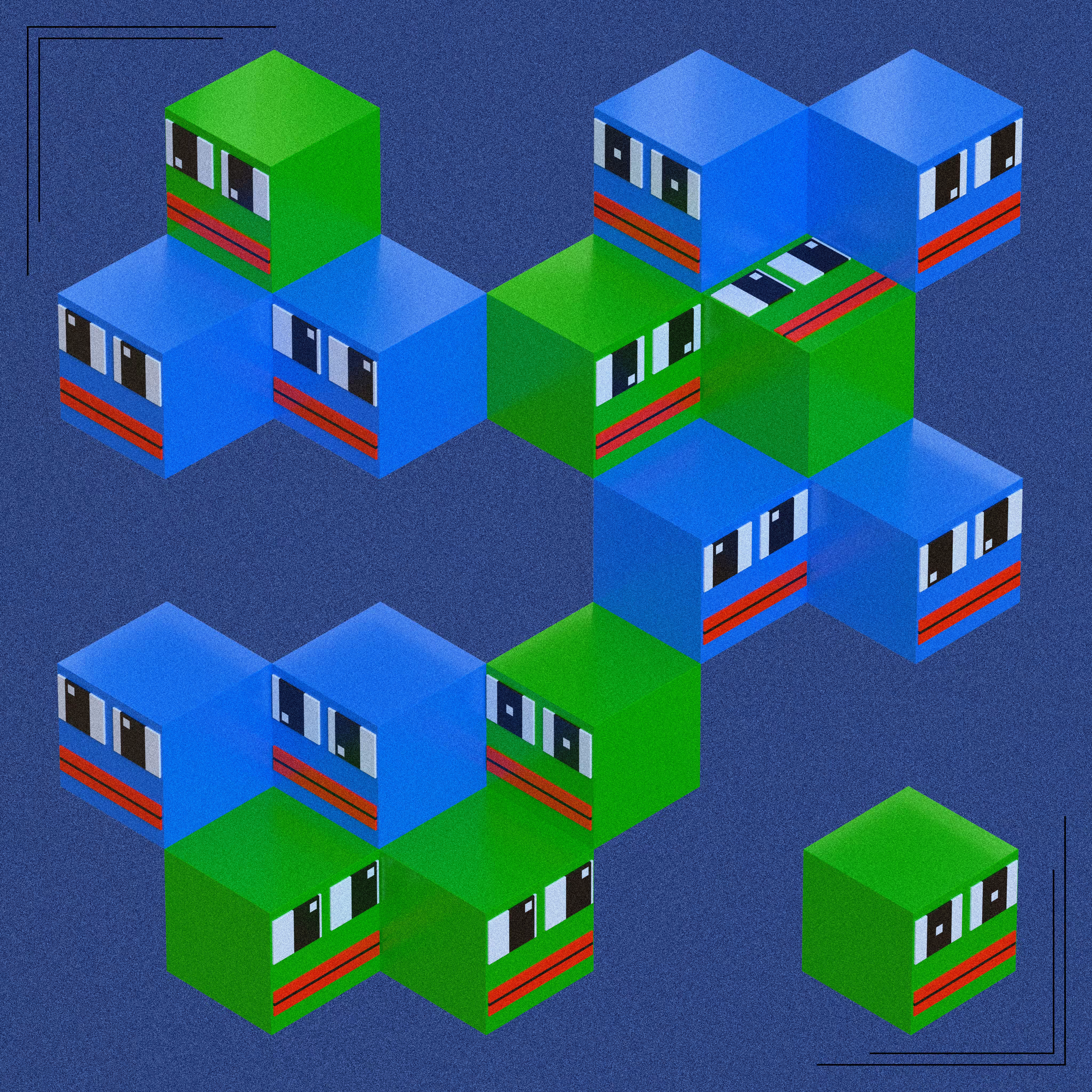 Isometric Pepe #14